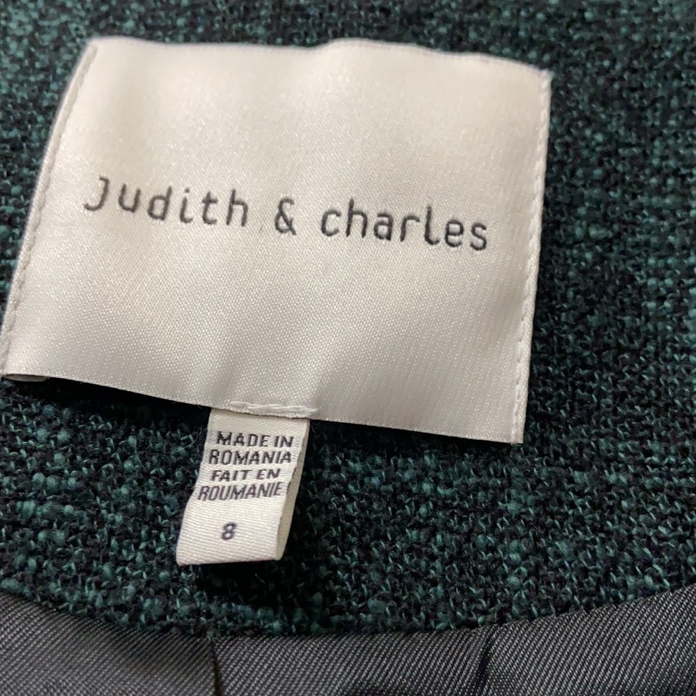 Classic Double-Breasted Blazer in Dark Green - Picture 6 of 10